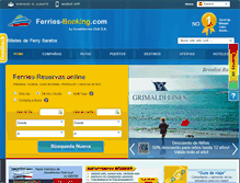 Tablet Screenshot of barcos.ferries-booking.com